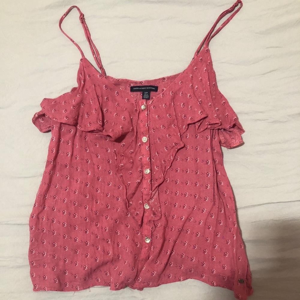 Floral Print American Eagle tank top